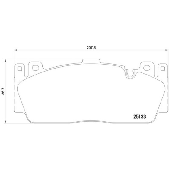 TEXTAR Ön Fren Balatası - F12-m6 F10-m5 - Kod TEX2513301 - OEM 34112284369 ürün görseli