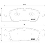TEXTAR Ön Fren Balatası - 166 - Kod TEX2519202 - OEM A0074208020