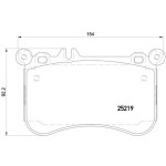 TEXTAR Ön Fren Balatası - Kod TEX2521901 - OEM A0064200520