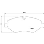 TEXTAR Ön Fren Balatası - 447 Balata Fişli Mercedes-benz Sprinter-crafter 2007 - Kod TEX2919202 - OEM A0064208420