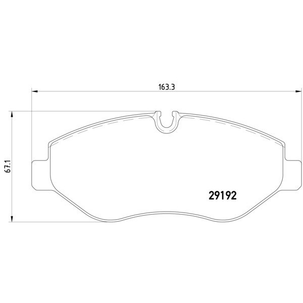 TEXTAR Ön Fren Balatası - 447 Balata Fişli Mercedes-benz Sprinter-crafter 2007 - Kod TEX2919202 - OEM A0064208420