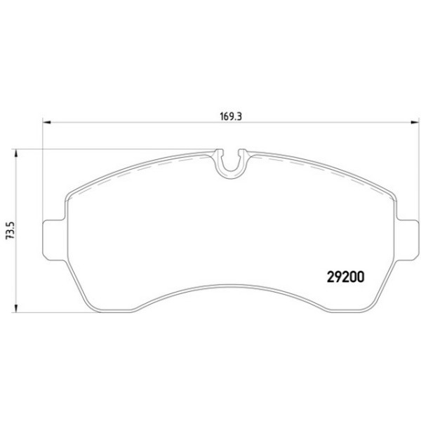 TEXTAR Ön Fren Balatası - 515 Mercedes-benz Sprinter-crafter 2007 - Kod TEX2920002 - OEM A0044208220