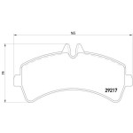 TEXTAR Arka Fren Balatası - 515 Mercedes-benz Sprinter-crafter 2007 - Kod TEX2921702 - OEM A0044208120