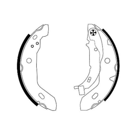 TEXTAR Arka Fren Balatası - Pabuçlu 168 - Kod TEX91053000 - OEM A1684200320 ürün görseli