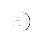 TEXTAR Fren Balatası - EL Fren Balatasi 312 Mercedes-benz Sprinter-lt35 - Kod TEX91055100 - OEM A0024205820