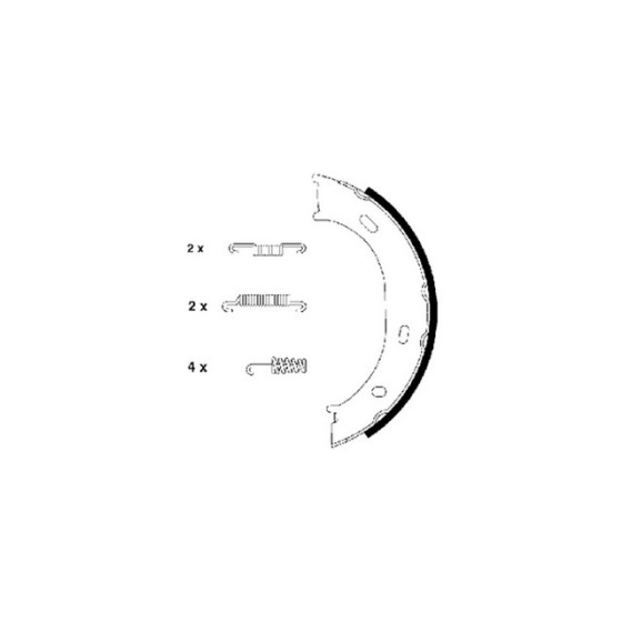 TEXTAR Fren Balatası - EL Fren Balatasi 312 Mercedes-benz Sprinter-lt35 - Kod TEX91055100 - OEM A0024205820 ürün görseli