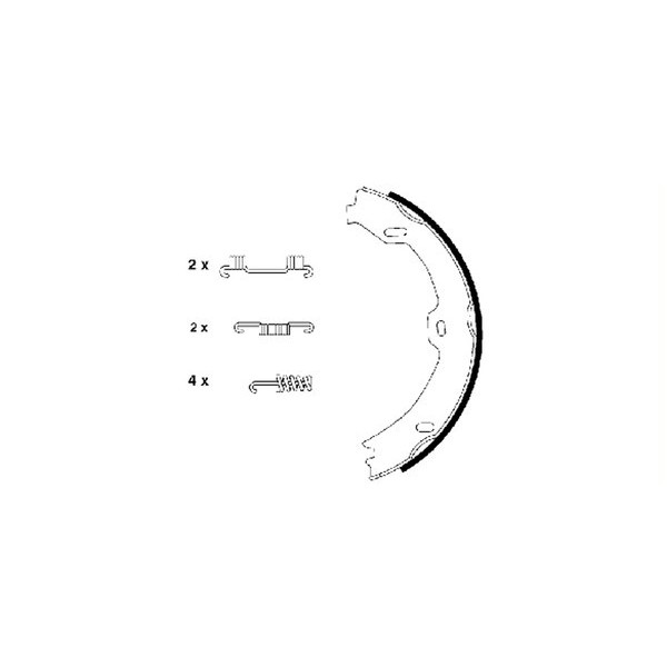 TEXTAR Fren Balatası - EL Fren Balatasi - Kod TEX91058800 - OEM A2304200320