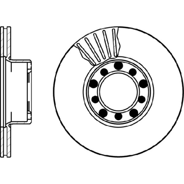 TEXTAR Fren Diski - Aynasi ÖN 116 - Kod TEX92009800 - OEM A1164200205
