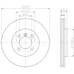 TEXTAR Fren Diski - Aynasi ÖN Havali E30 - Kod TEX92026503 - OEM 34111160915