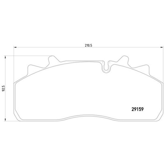 TEXTAR Fren Diski - Aynasi Arka - Kod TEX92032600 - OEM A1264230012 ürün görseli