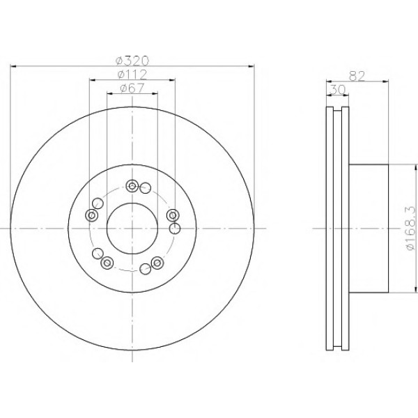 TEXTAR Fren Diski - Aynasi ÖN 140 - Kod TEX92056600 - OEM A1404211012
