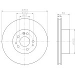 TEXTAR Fren Diski - Aynasi ÖN 140 - Kod TEX92056700 - OEM A1404210312