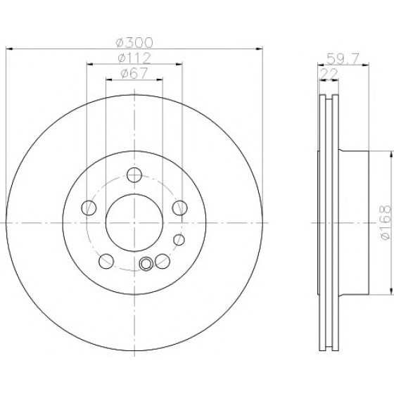 TEXTAR Fren Diski - Aynasi Arka 140 - Kod TEX92056800 - OEM A1404230412 ürün görseli