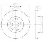 TEXTAR Fren Diski - Aynasi ÖN Coupe 124 - Kod TEX92057300 - OEM A1244211512