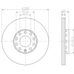 TEXTAR Fren Diski - Aynasi Ön-havali Aeb-afn-avf-awt-bre A4-a6-volkswagen Passat 4 / 5 1.8-1.8t-1.9tdi-2.0tdi - Kod TEX92057603 - OEM 8E0615301Q