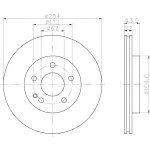 TEXTAR Fren Diski - Aynasi ÖN 200 202 - Kod TEX92059403 - OEM A2024210912