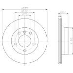 TEXTAR Fren Diski - Aynasi Arka Havali E46 -2000 - Kod TEX92072403 - OEM 34211165211