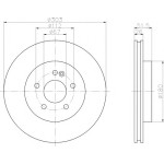 TEXTAR Fren Diski - Aynasi ÖN 163 - Kod TEX92089903 - OEM A1634210212