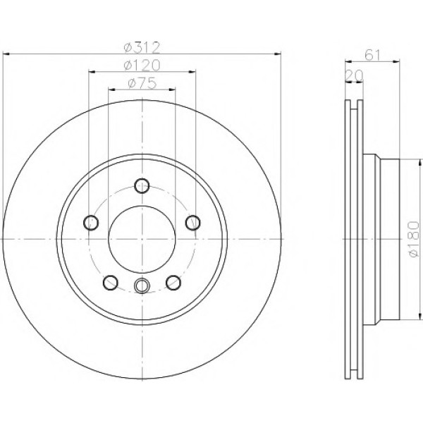 TEXTAR Fren Diski - Aynasi Arka Sol E36-m3 - Kod TEX92098703 - OEM 34212227177