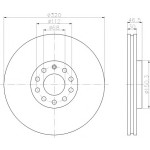 TEXTAR Fren Diski - Aynasi Ön-havali Asn-bau-bdh-bwe A4-a6 2.0tfsi-3.0-2.5tdi - Kod TEX92106703 - OEM 8E0615301AD