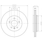 TEXTAR Fren Diski - Aynasi Arka E46 - Kod TEX92107003 - OEM 34201166073