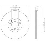 TEXTAR Fren Diski - Aynasi ÖN E39 - Kod TEX92107100 - OEM 34116767059