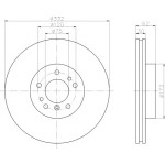 TEXTAR Fren Diski - Aynasi ÖN 3.0i-4.4i E53 -2000 - Kod TEX92107203 - OEM 34116794304