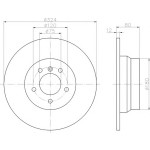 TEXTAR Fren Diski - Aynasi Arka 3.0D / I-4.4i E53 - Kod TEX92107403 - OEM 34216794299