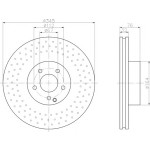TEXTAR Fren Diski - Aynasi ÖN 600 220 - Kod TEX92108800 - OEM A2204211112