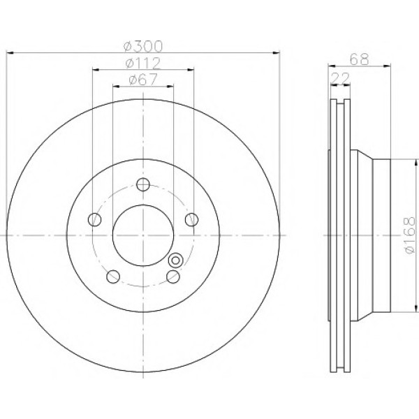 TEXTAR Fren Diski - Aynasi Arka - Kod TEX92115503 - OEM A0004230912