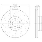 TEXTAR Fren Diski - Aynasi ÖN Spor Tip - Kod TEX92119803 - OEM A2034211312
