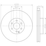 TEXTAR Fren Diski - Aynasi ÖN -204glk - Kod TEX92119903 - OEM A2044212912