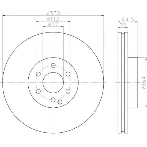 TEXTAR Fren Diski - Aynasi ÖN -204glk - Kod TEX92119903 - OEM A2044212912 ürün görseli