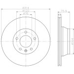 TEXTAR Fren Diski - Aynasi Arka-havali Bac-bpe Volkswagen Touareg 2.5TDİ - Kod TEX92121903 - OEM 7L6615601G