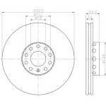 TEXTAR Fren Diski - Aynasi Ön-havali Ack-akc-aru A8 2.8-3.7-4.2 - Kod TEX92122103 - OEM 4D0615301J
