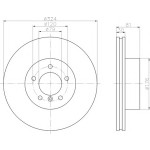 TEXTAR Fren Diski - Aynasi ÖN E65-66 - Kod TEX92122800 - OEM 34116750265