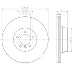 TEXTAR Fren Diski - Aynasi ÖN E65-66 - Kod TEX92122903 - OEM 34116750267