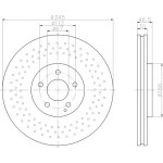 TEXTAR Fren Diski - Aynasi ÖN - Kod TEX92123703 - OEM A2034210912