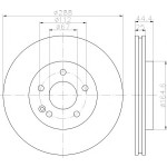 TEXTAR Fren Diski - Aynasi ÖN Dizel - Kod TEX92132003 - OEM A1694210212