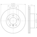 TEXTAR Fren Diski - Aynasi ÖN E87 - Kod TEX92132703 - OEM 34116764629