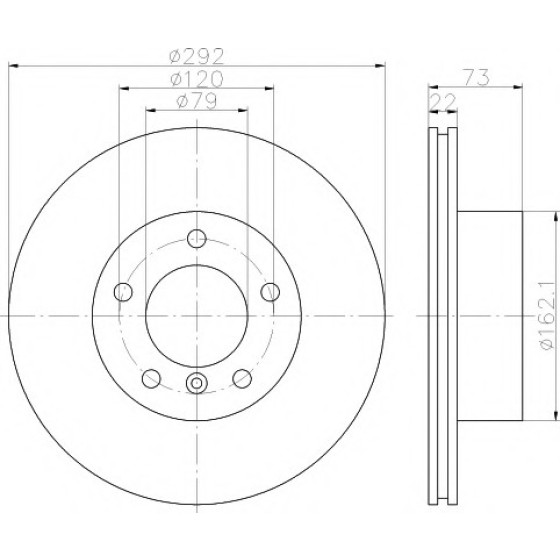 TEXTAR Fren Diski - Aynasi ÖN -Bmw 320i E87-90 - Kod TEX92132803 - OEM 34116764641 ürün görseli