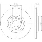 TEXTAR Fren Diski - Aynasi Arka-havali Blv Volkswagen Passat 6 3.6fsi - Kod TEX92140703 - OEM 1K0615601N