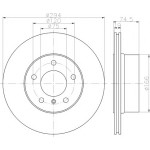 TEXTAR Fren Diski - Aynasi Arka E85 - Kod TEX92146103 - OEM 34216794303