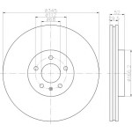 TEXTAR Fren Diski - Aynasi Ön-havali Caka A4-a5 3.0 S4 - Kod TEX92160203 - OEM 8K0615301M