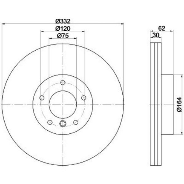 TEXTAR Fren Diski - Aynasi ÖN F15 E70-71 - Kod TEX92160803 - OEM 34116793245