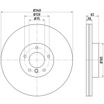 TEXTAR Fren Diski - Aynasi ÖN 3.0i / D-3.5i / D-4.0i / D - Kod TEX92160903 - OEM 34116793244