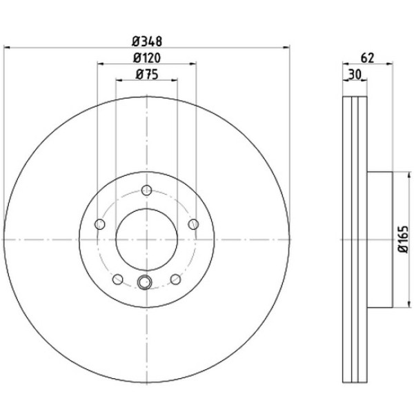 TEXTAR Fren Diski - Aynasi ÖN 3.0i / D-3.5i / D-4.0i / D - Kod TEX92160903 - OEM 34116793244