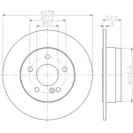 TEXTAR Fren Diski - Aynasi Arka 204 - Kod TEX92163103 - OEM A0004231312