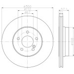 TEXTAR Fren Diski - Aynasi Arka 204 - Kod TEX92163603 - OEM A0004231212