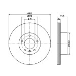 TEXTAR Fren Diski - Aynasi ÖN -428i - Kod TEX92176103 - OEM 34116774875